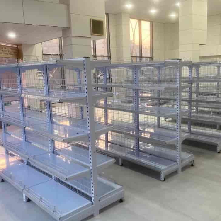 اجرای قفسه بندی هایپر مارکت هورسان